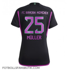 Bayern Munich Thomas Muller #25 Replika Bortatröja Damer 2023-24 Kortärmad